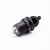 Car Cigarette Lighter 12V Female Socket Through Hole Single Port Waterproof With Nut Dust Cover