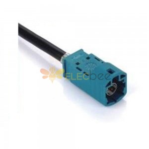 HSD Cable Z Code 4P مستقيم موصل ذكر وظيفي إشارة مركبة واحدة تمديد 0.5m