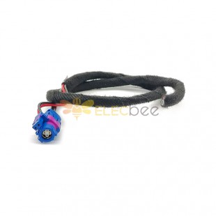 HSD Cable 4+2Pin C Code Straight Female Jack GPS Signal Single End Extension 0.5m