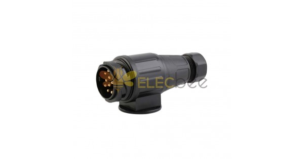 Adaptador De Remolque De 13 A 7 Pines 12v Negro