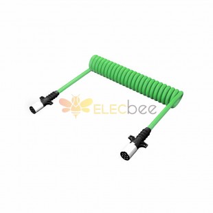 Spina 12V a 7 pin con connettore per rimorchio per cavo, connettore per camper, avvolgicavo per camion