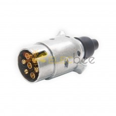 Trailer Extension Cable, Copper Contacts Flame Retardant 7Pin Plug