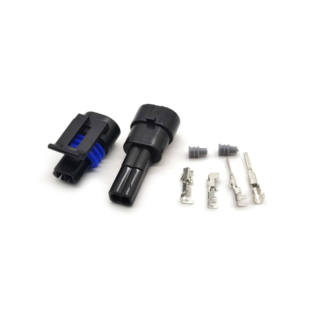 Conector de sensor macho hembra de 2 pines Metri-Pack 150.2 Conector sellado