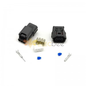 3 Pins Male Female Waterproof Plug Connector 6188-4775 6189-7037 For Honda Ignition Coil Small Lamp Plug