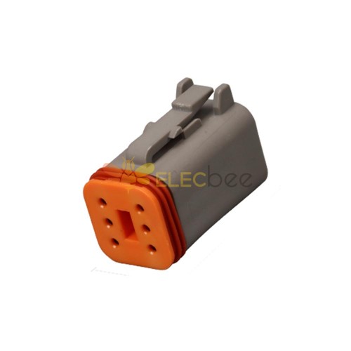 Conector DT de 2 pines, 6 kits de conectores de cable macho hembra de 16  AWG, conector eléctrico automotriz impermeable, conector DT, kit de  conector