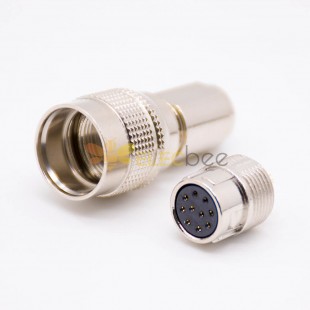 10Pin Aviation Circular Connector HR10A-10P Series Connector 10mm Matal Shell Female Push-Pull Connector for Cable