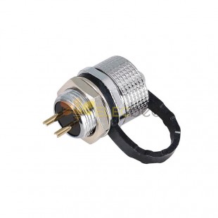 GX12 Aviation  connector  male 2pin StraightPanel mount Solder Type IP65 whaterproof connector