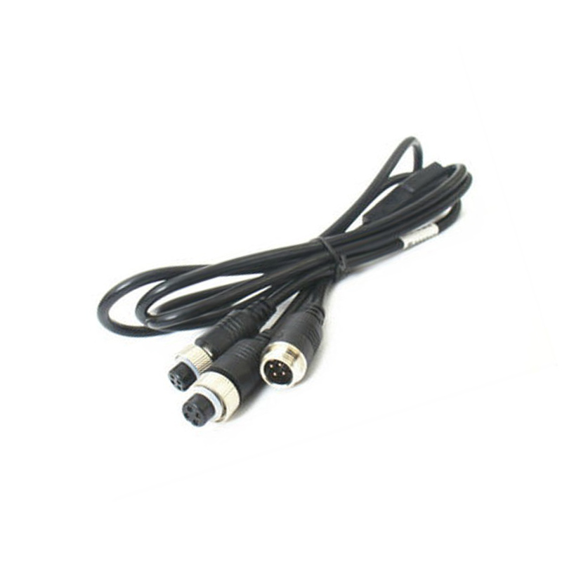 10pcs GX12 Aviation Connector  4pin  straight   Male  to straight  Female Butt-Joint Type with  30CM Cable Butt-Joint Type