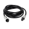 10pcs GX12 Aviation Socket Elektrisches Kabel 5 Pin Buchse zu weiblichen Kopf Aviation Connector Kabel Kabel kabel1M