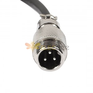 10pcs GX12 Мужской Кордсет 3 Pin Приклад Совместный тип разъема Одноместный кабель 1M