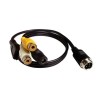 Conector GX12 4 Pin Male Air Plug Cable a RCA DC Female Cable 30CM