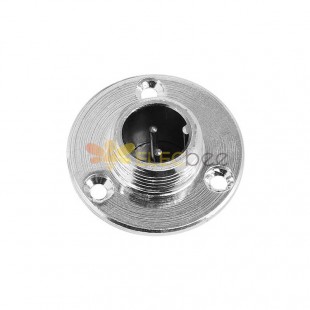 GX12 Aviation socket  male 2pin straightflange Solder Type IP67 whaterproof connector