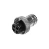 GX12 Aviation  connector  female 4pin Straightcable line Solder Type IP65 whaterproof connector