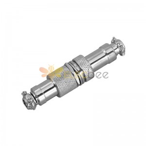 GX12 Aviation  connector  Male and Female (one Pair) 4pin StraightButt-Joint Type Solder Type IP65 whaterproof connector