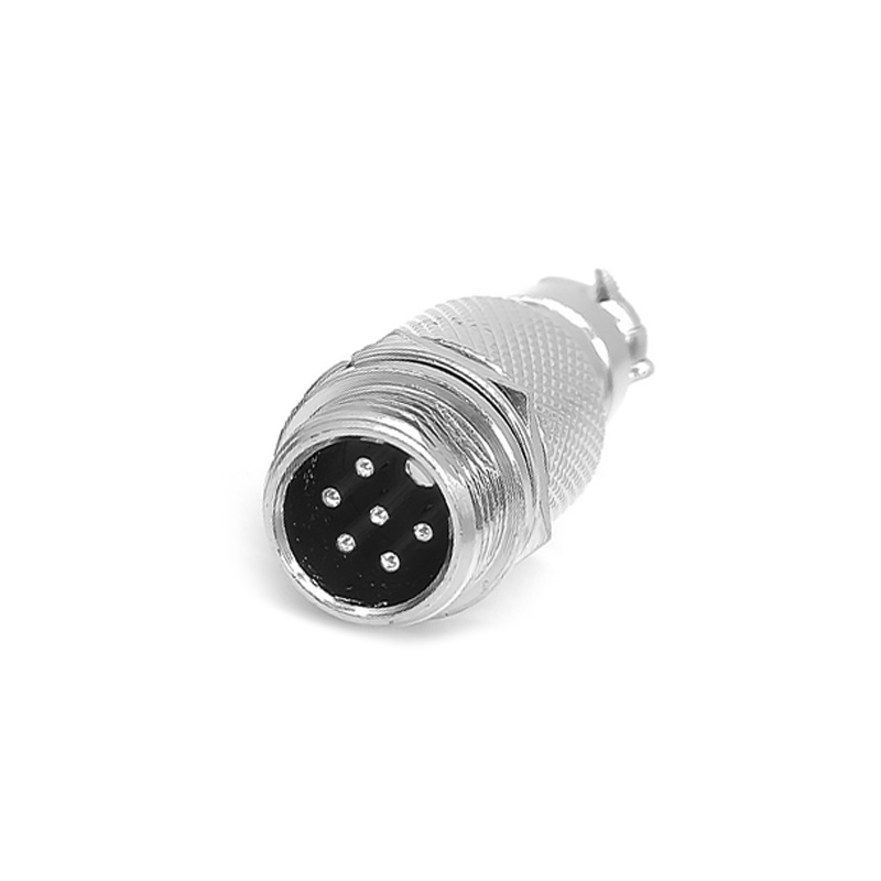 GX12 Aviation  connector  Male and Female (one Pair) 6pin StraightButt-Joint Type Solder Type IP65 whaterproof connector