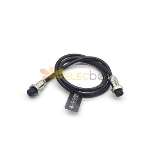 10pcs GX16 Aviation Connector  10pin  straight   Female  to straight  Female Butt-Joint Type with  1M Cable Butt-Joint Type