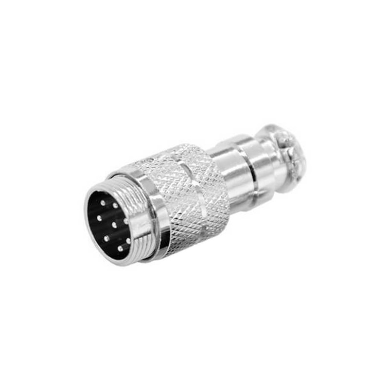 10sets GX16 Aviation connector  Male and Female (one Pair) 8pin StraightButt-Joint Type Solder Type IP65 whaterproof connector