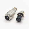 10sets GX16 Aviation connector  Male and Female (one Pair) 8pin StraightButt-Joint Type Solder Type IP65 whaterproof connector