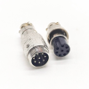 10sets GX16 Aviation connector  Male and Female (one Pair) 8pin StraightButt-Joint Type Solder Type IP65 whaterproof connector