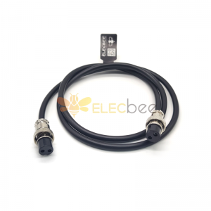 10pcs GX16-2 Pin Double Buchse Air Plug Kabel Aviation Socket Connector Stecker Kabel 1M