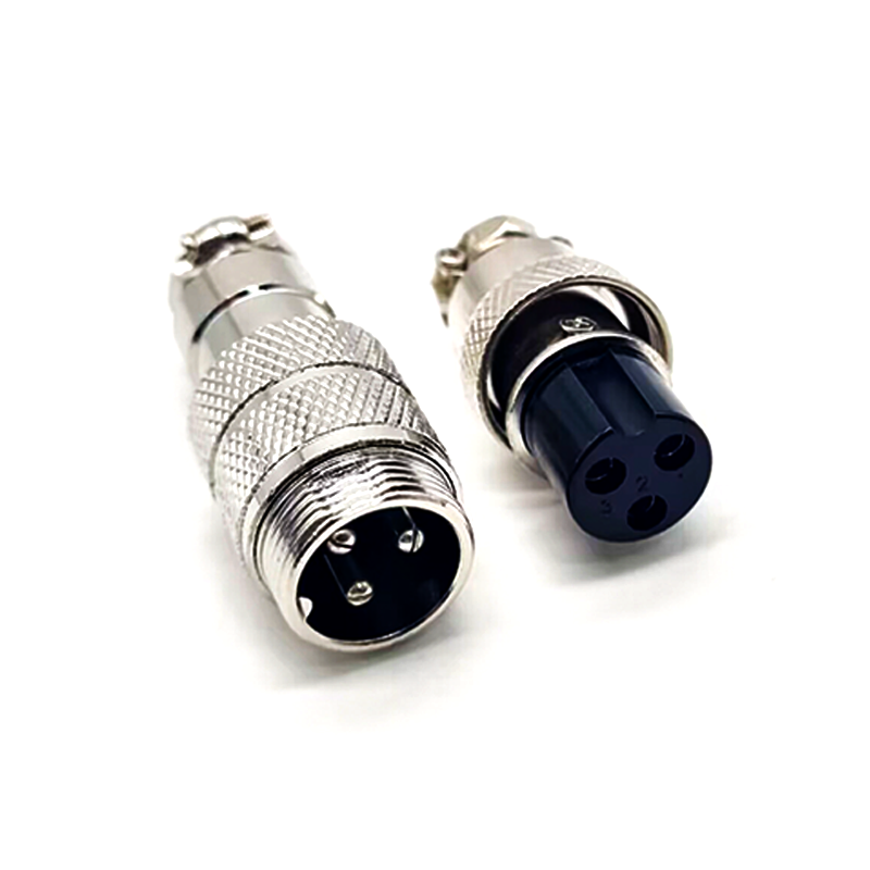 10sets GX16 Aviation connector  Male and Female (one Pair) 3pin StraightButt-Joint Type Solder Type IP65 whaterproof connector