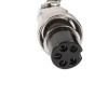 10pcs GX16 Aviation Connector  5pin  straight   Male  to straight  Female Butt-Joint Type with  1M Cable Butt-Joint Type