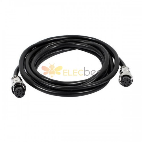 10pcs GX16-6 Pin hembra a hembra de doble extremo montaje cables de enchufe 1M