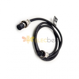 10pcs GX16 Aviation Connector  9pin  straight   Female  to straight  Female Butt-Joint Type with  1M Cable Butt-Joint Type