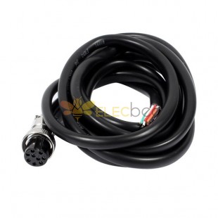 10pcs GX16 9 Pin Female Head Plug Cable IP67 Cabo de Aviação Impermeável 1M