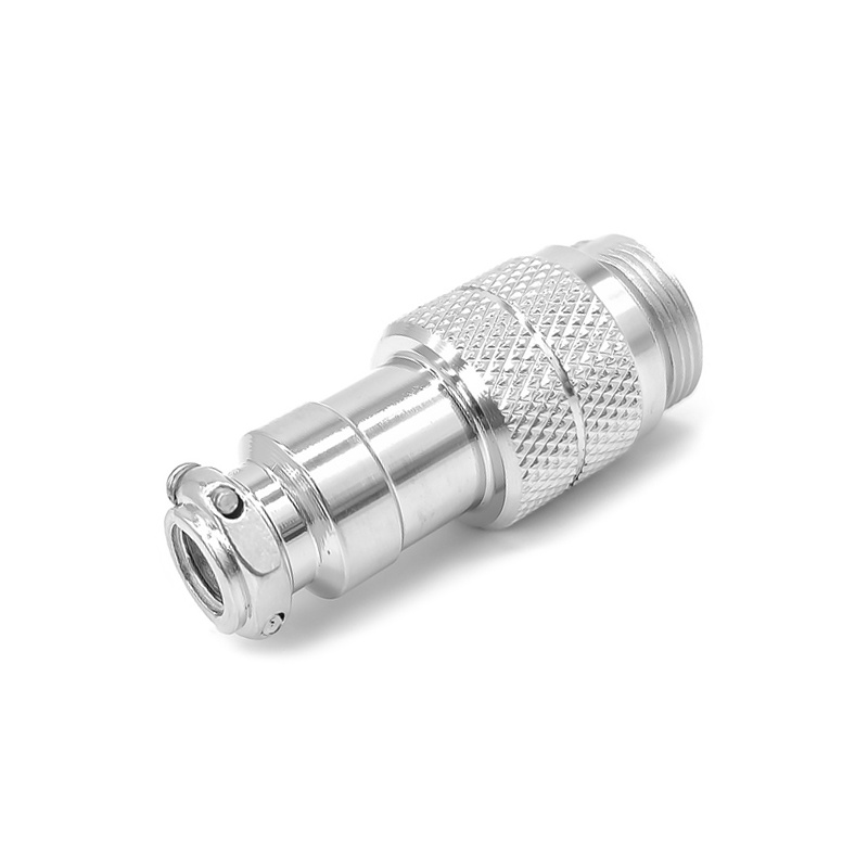 GX16 Aviation connector  male 4pin StraightButt-Joint Type Solder Type IP65 whaterproof connector