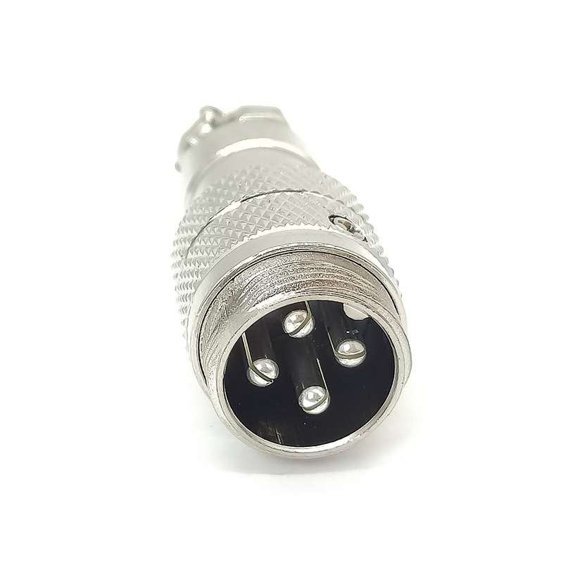 Mercado de conectores de aviación GX16-4P macho socket recto IP55 Conector de cable de acoplamiento impermeable