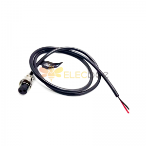 GX16 Aviation Connector Butt-Joint Type 2pin  straight   Male with  1M Cable