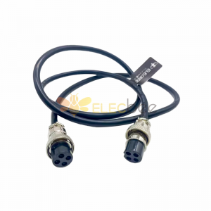 GX16 4 Pin Aviation Cable Assemblies Air Male Female Connector Plug Câble 1M