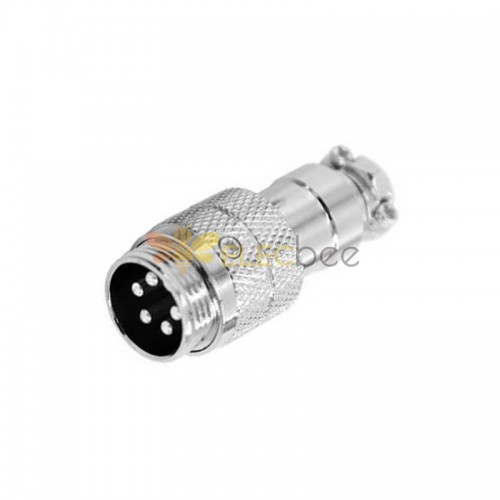 GX16 Aviation connector  Male and Female (one Pair) 5pin StraightButt-Joint Type Solder Type IP65 whaterproof connector