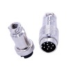 GX16 Cable 9 Pin Connector Round Straight Male Female Metal Plug