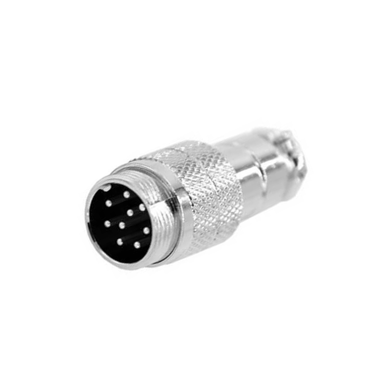 GX16 Aviation connector  Male and Female (one Pair) 9pin StraightButt-Joint Type Solder Type IP65 whaterproof connector