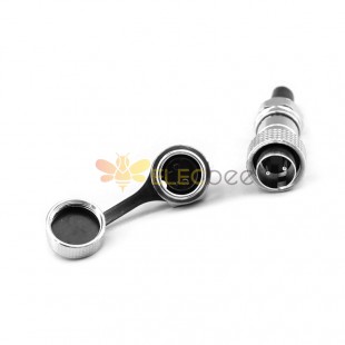 Reverse GX16 Aviation connector  Male and Female (one Pair) 2pin StraightPanel mount Solder Type IP65 whaterproof connector