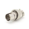 GX16 Соединитель 6 Pin Обратный Прямой Мужской Plug для кабеля