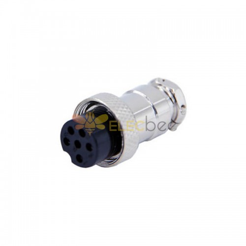 10sets GX16 Aviation connector  Male and Female (one Pair) 6pin StraightPanel mount Solder Type  connector