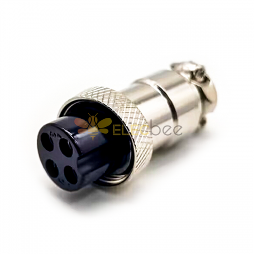 10pcs GX16 4 Pin Connector Straight Male Female Metal Connector