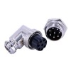 10sets GX16 Aviation connector  Male and Female (one Pair) 8pin Straightpanel mount Solder Type IP65 whaterproof connector