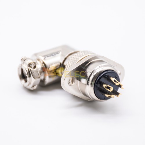 Conector impermeable de 2 pines, conector macho y hembra, cable 16