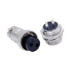 GX16 Aviation connector  Male and Female (one Pair) 2pin StraightPanel mount Solder Type IP65 whaterproof connector