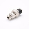 GX16 4 Pin Conector Straight Standard Type Female Pulg to Male Socket Rear Bulkhead Tipo de solda para cabo