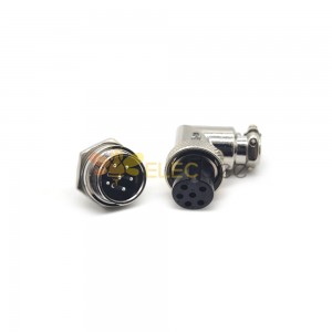 GX16 6Pin macho hembra enchufe conector R / A IP55 Conector impermeable
