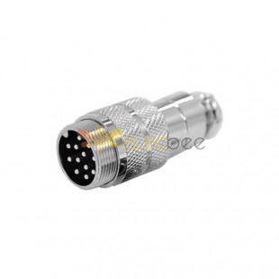 10sets GX20 Aviation  connector  Male and Female (one Pair) 12pin StraightButt-Joint Type Solder Type IP65 whaterproof connector