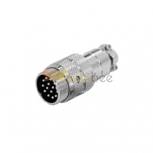 10sets GX20 Aviation  connector  Male and Female (one Pair) 14pin StraightButt-Joint Type Solder Type IP65 whaterproof connector