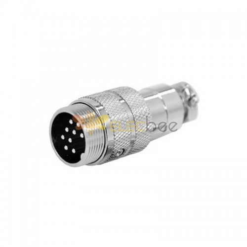 10sets GX20 Aviation  connector  Male and Female (one Pair) 9pin StraightButt-Joint Type Solder Type IP65 whaterproof connector