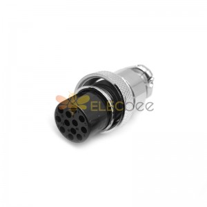 10sets GX20 Aviation  connector  Male and Female (one Pair) 12pin StraightPanel mount Solder Type  connector