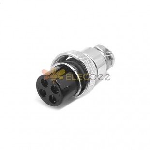 10sets GX20 Aviation  connector  Male and Female (one Pair) 4pin StraightPanel mount Solder Type IP65 whaterproof connector